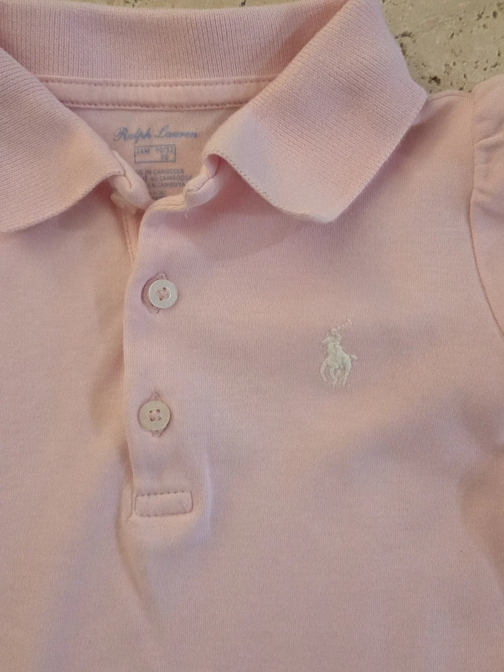Ralph Lauren Light Pink Polo Dress with Ruffle Bloomers